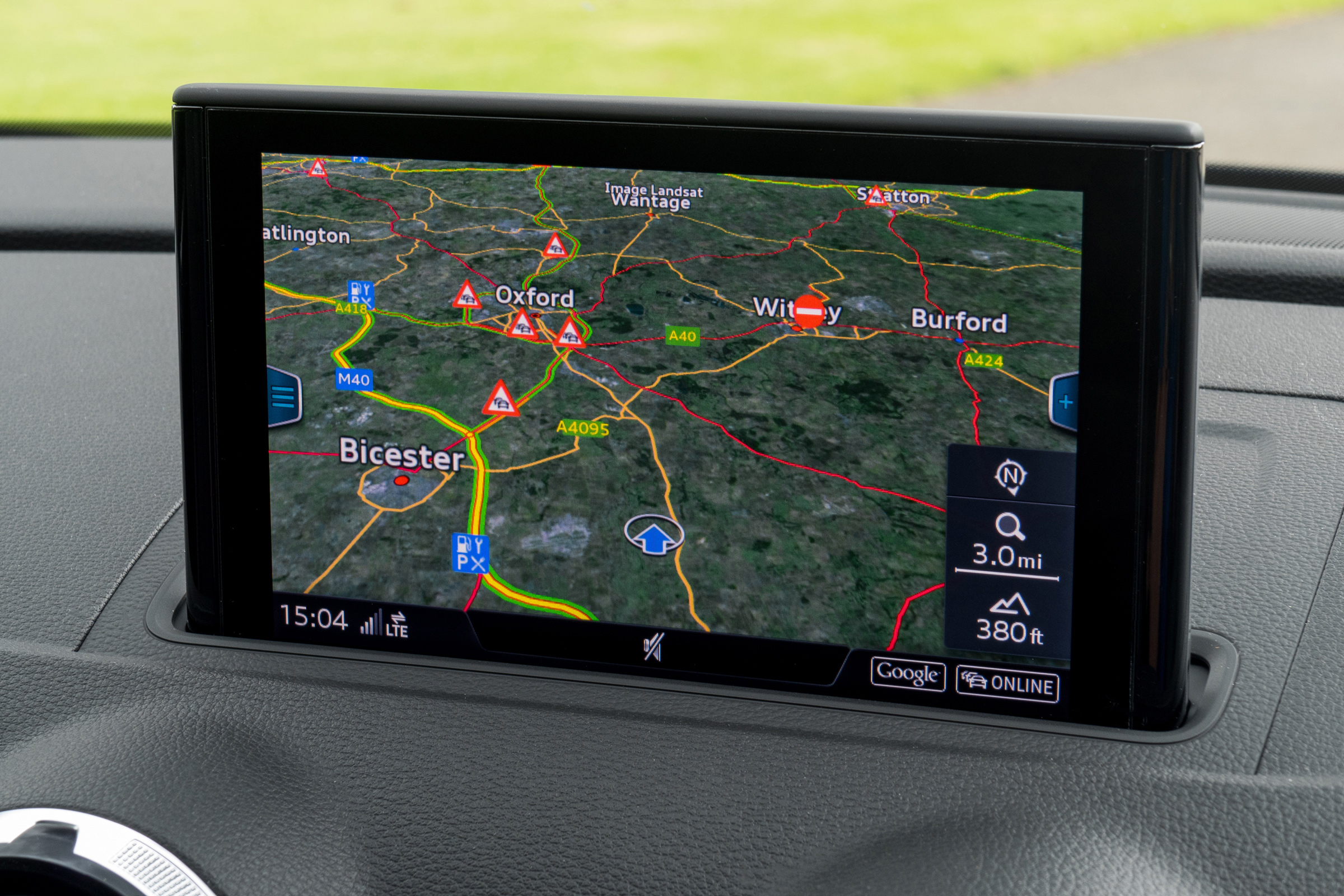 Audi A3 Sportback sat nav