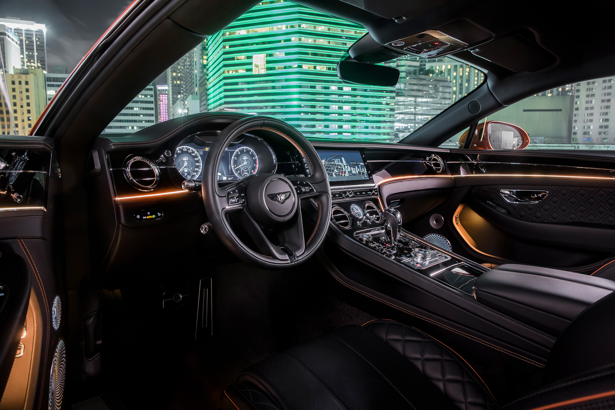 Bentley Continental GT V8 interior