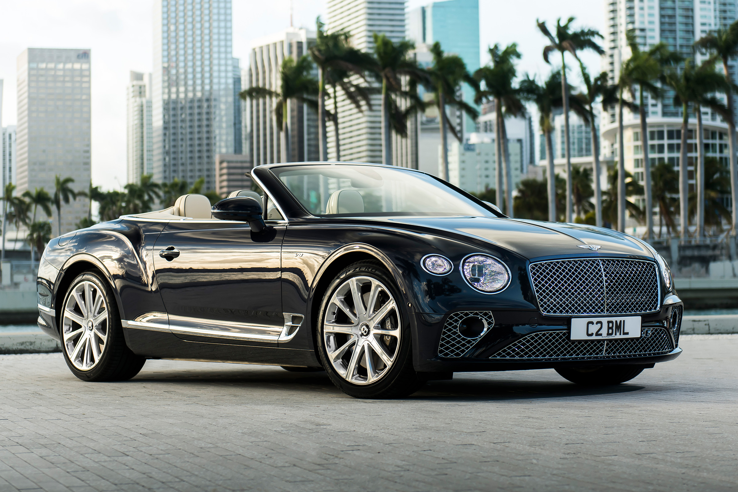 Bentley Continental GT V8 convertible front quarter