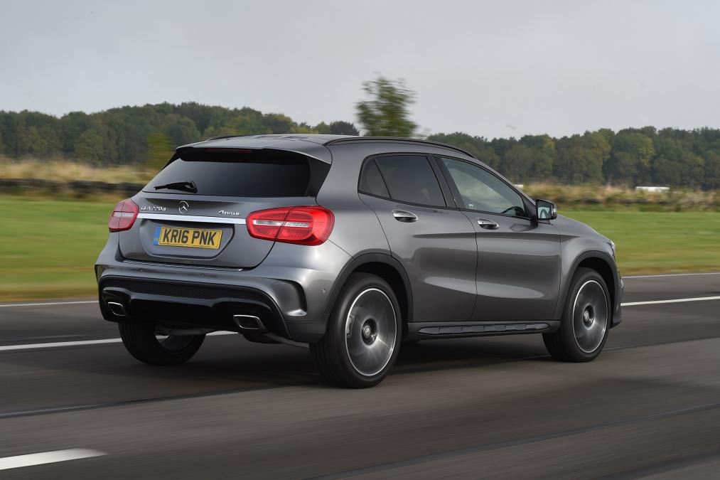 Mercedes-Benz GLA-Class AMG Line rear driving 
