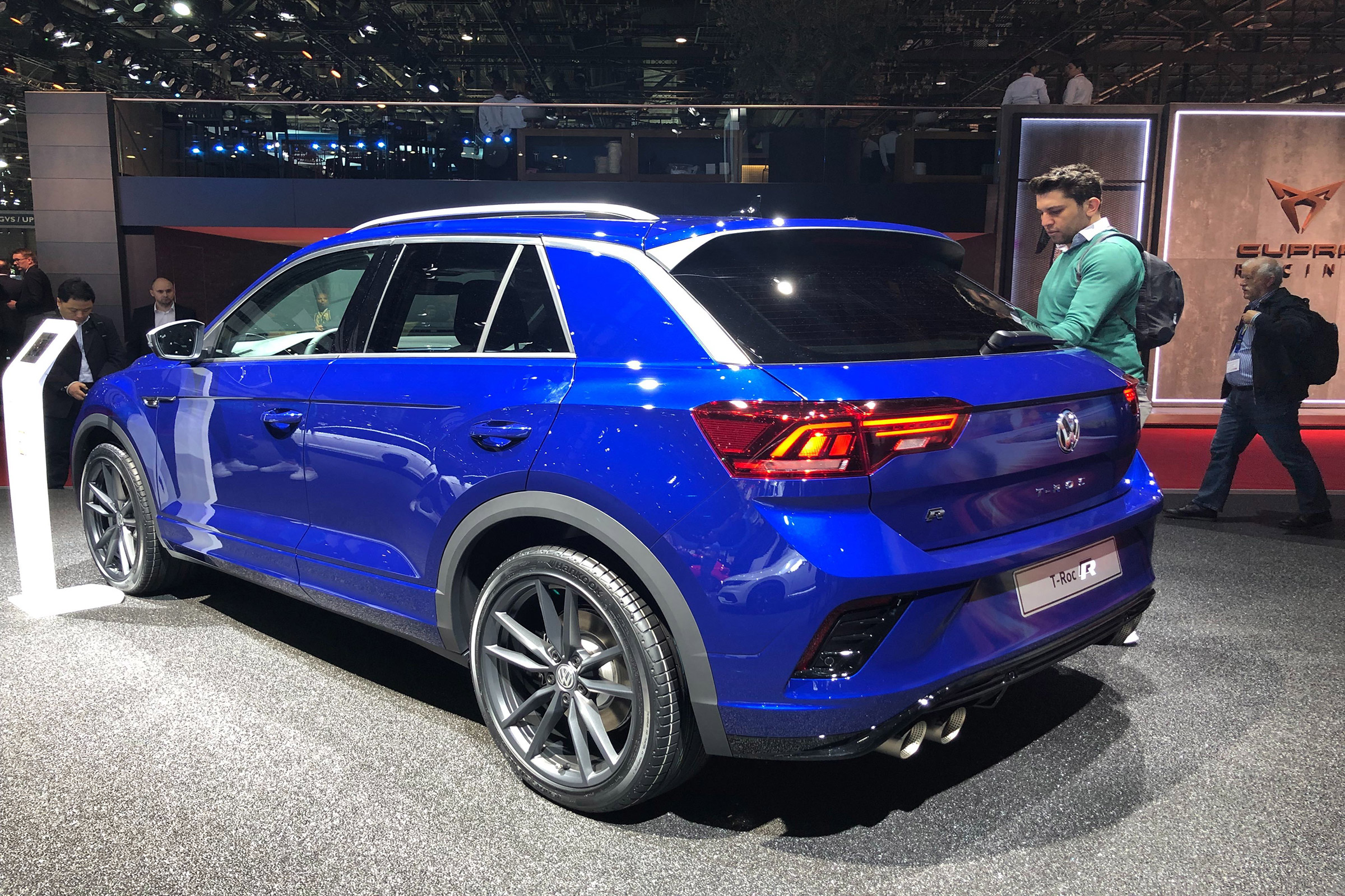 Volkswagen T-Roc R Geneva rear quarter