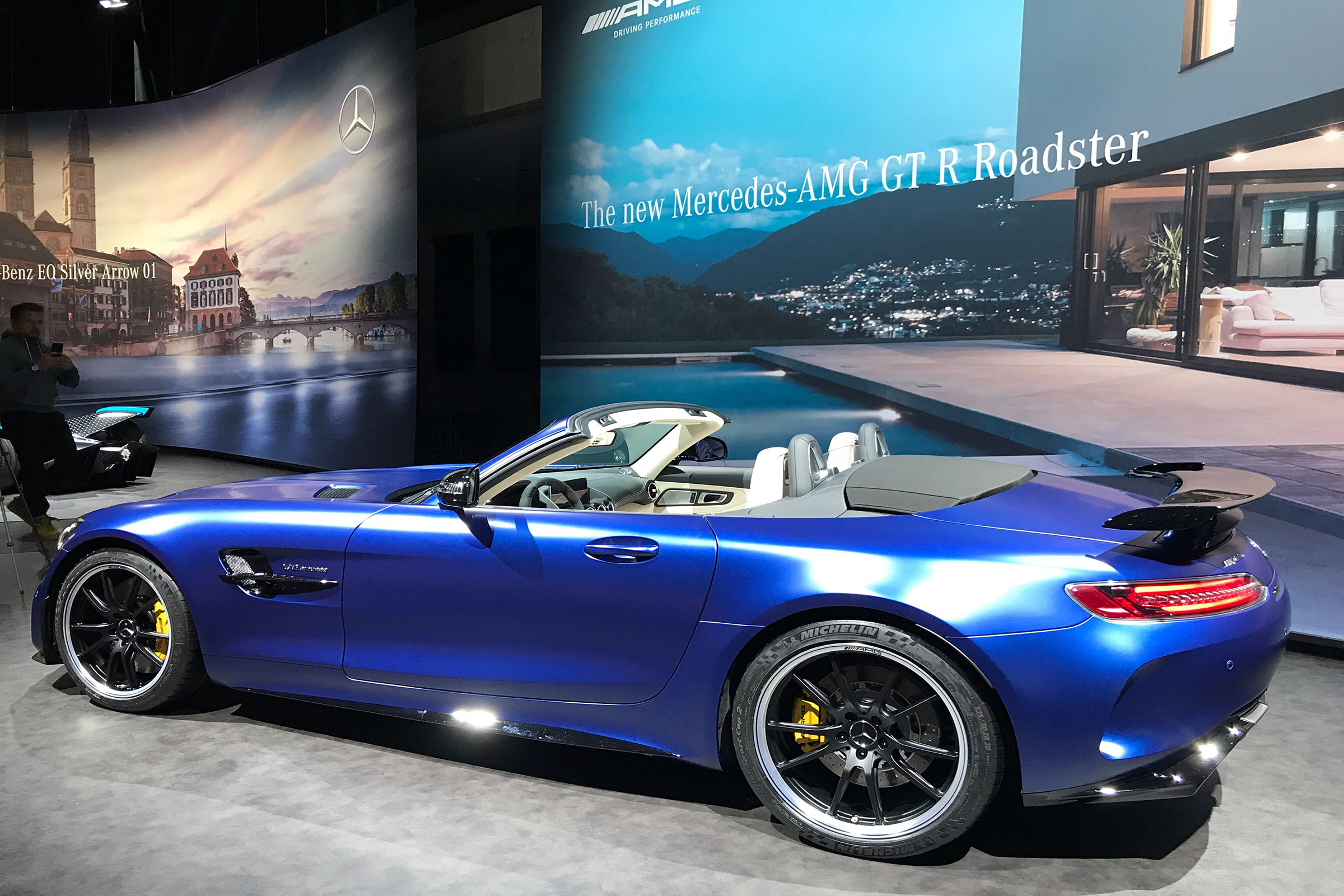 Mercedes-AMG GT R Roadster Geneva Motor Show side profile
