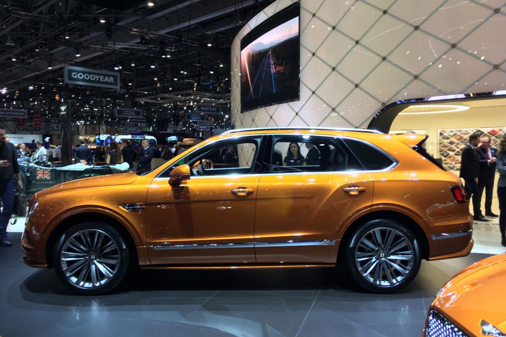 Bentley Bentayga Speed - Geneva - side view