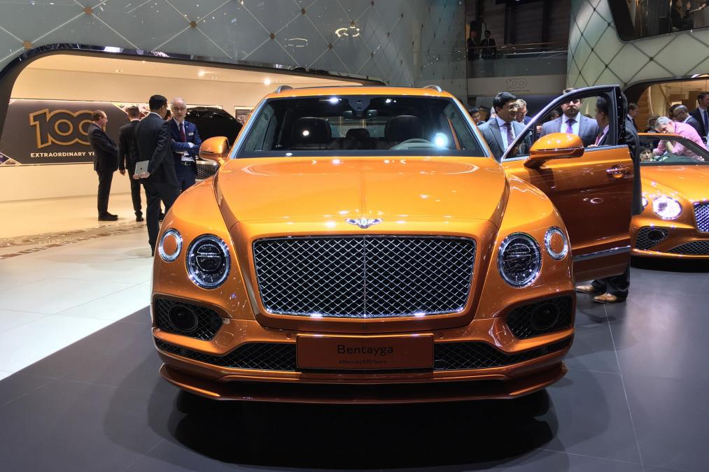 Bentley Bentayga Speed - Geneva - front view