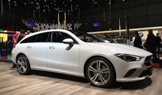 Mercedes CLA Shooting Brake at Geneva - front