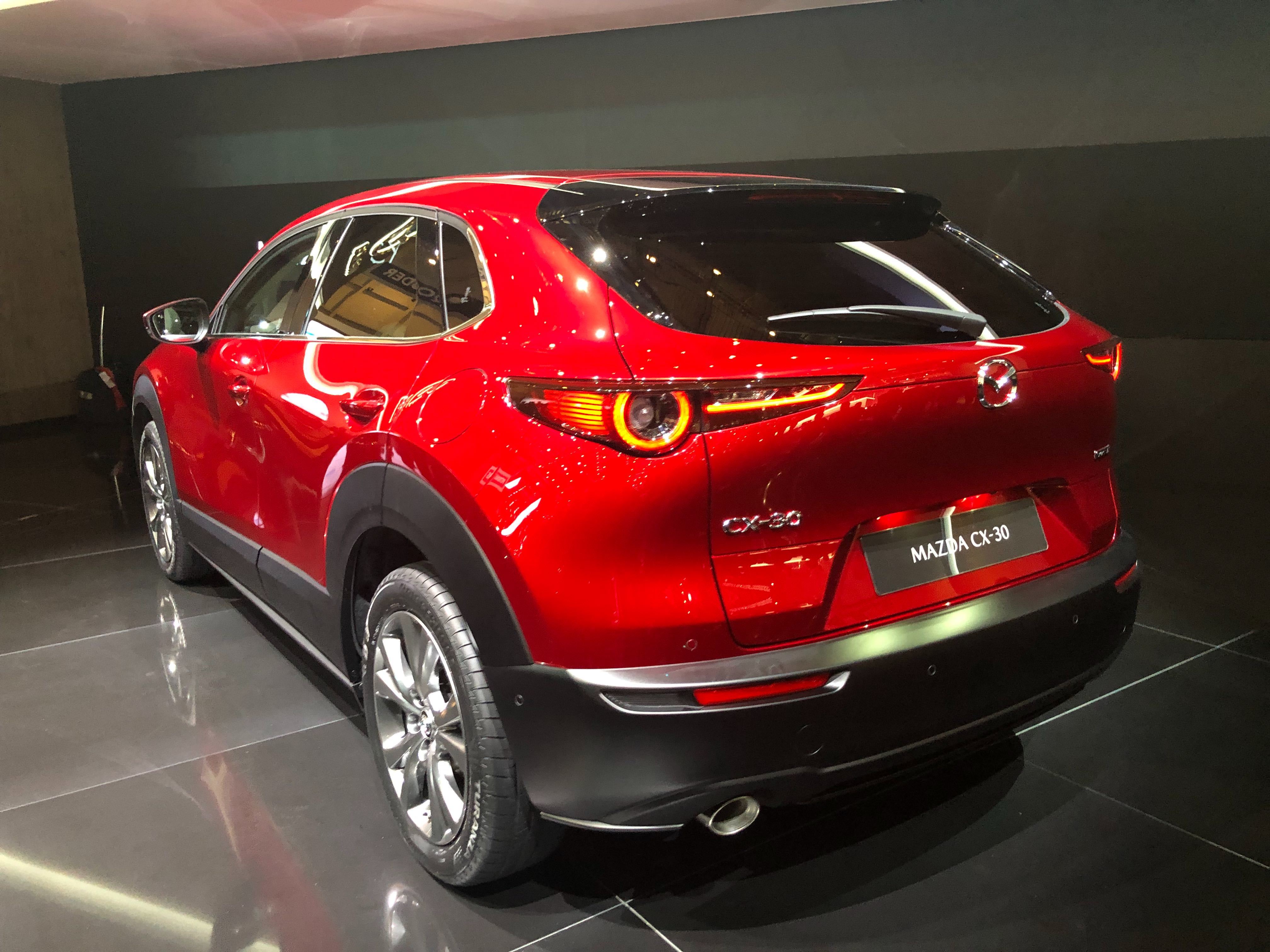 Mazda CX-30 SUV - Geneva - rear view
