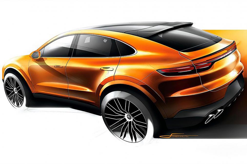 Porsche Cayenne Coupe sketch