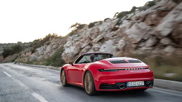 Porsche 911 Cabriolet 2019 tracking rear