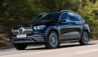 Mercedes GLE driving