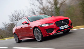 Jaguar XE driving pic