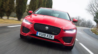Jaguar XE saloon nose tracking