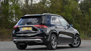 Mercedes GLE SUV rear 3/4 static