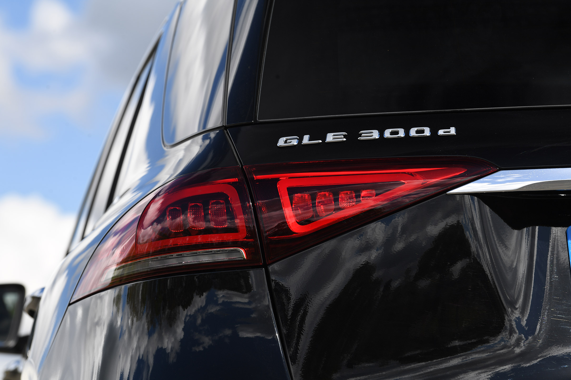 Mercedes GLE SUV rear lights