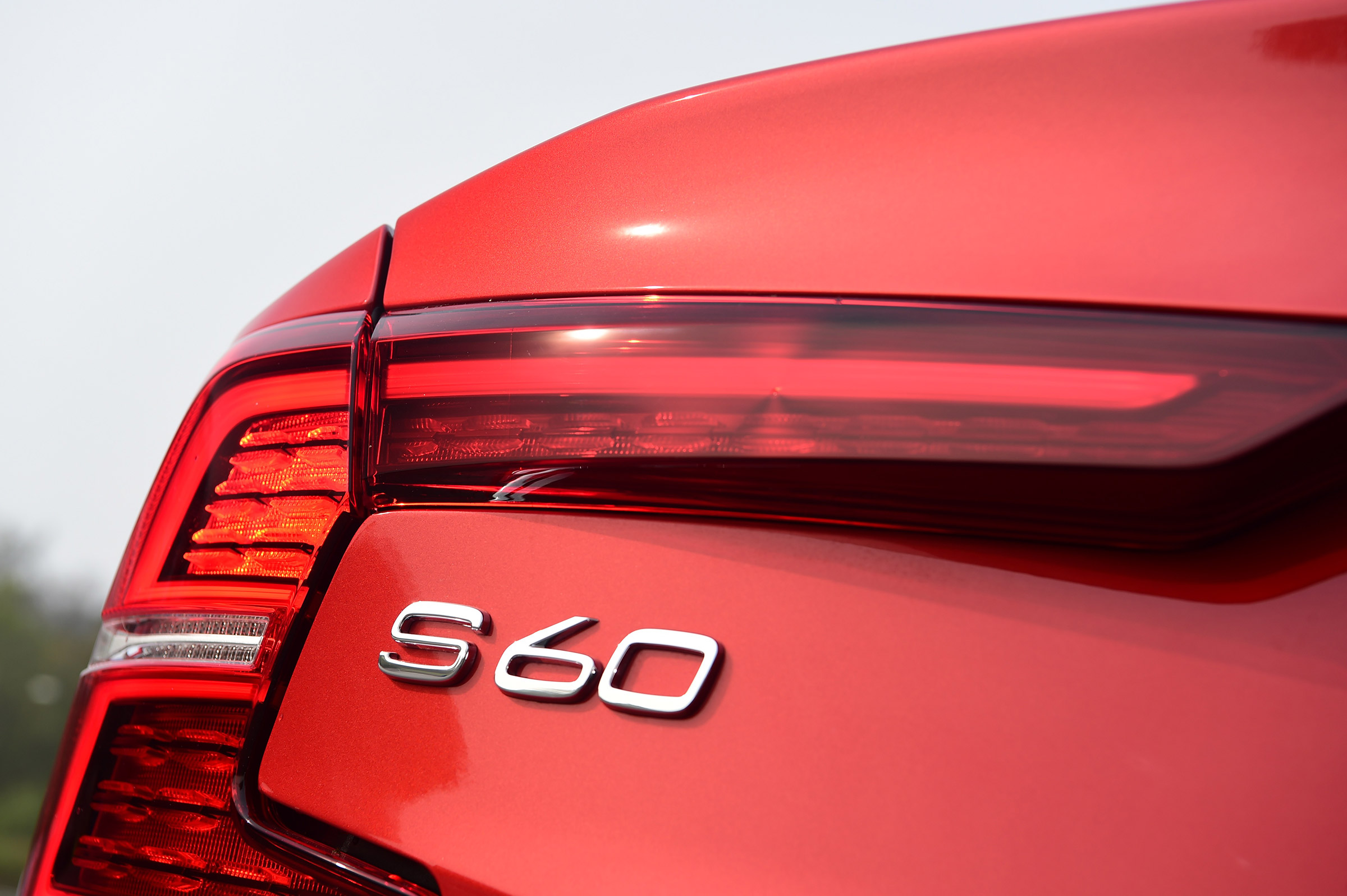 Volvo S60 saloon rear lights
