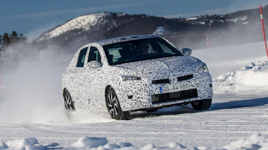 2019 Vauxhall Corsa Prototype winter testing