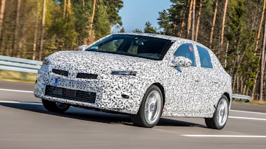 2019 Vauxhall Corsa Prototype track testing
