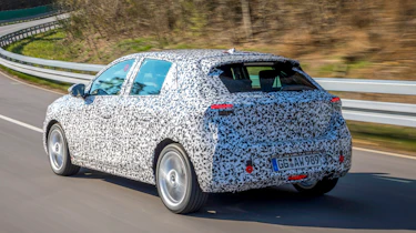 2019 Vauxhall Corsa Prototype rear driving