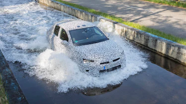 2019 Vauxhall Corsa Prototype water testing