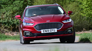 Ford Mondeo hybrid cornering action