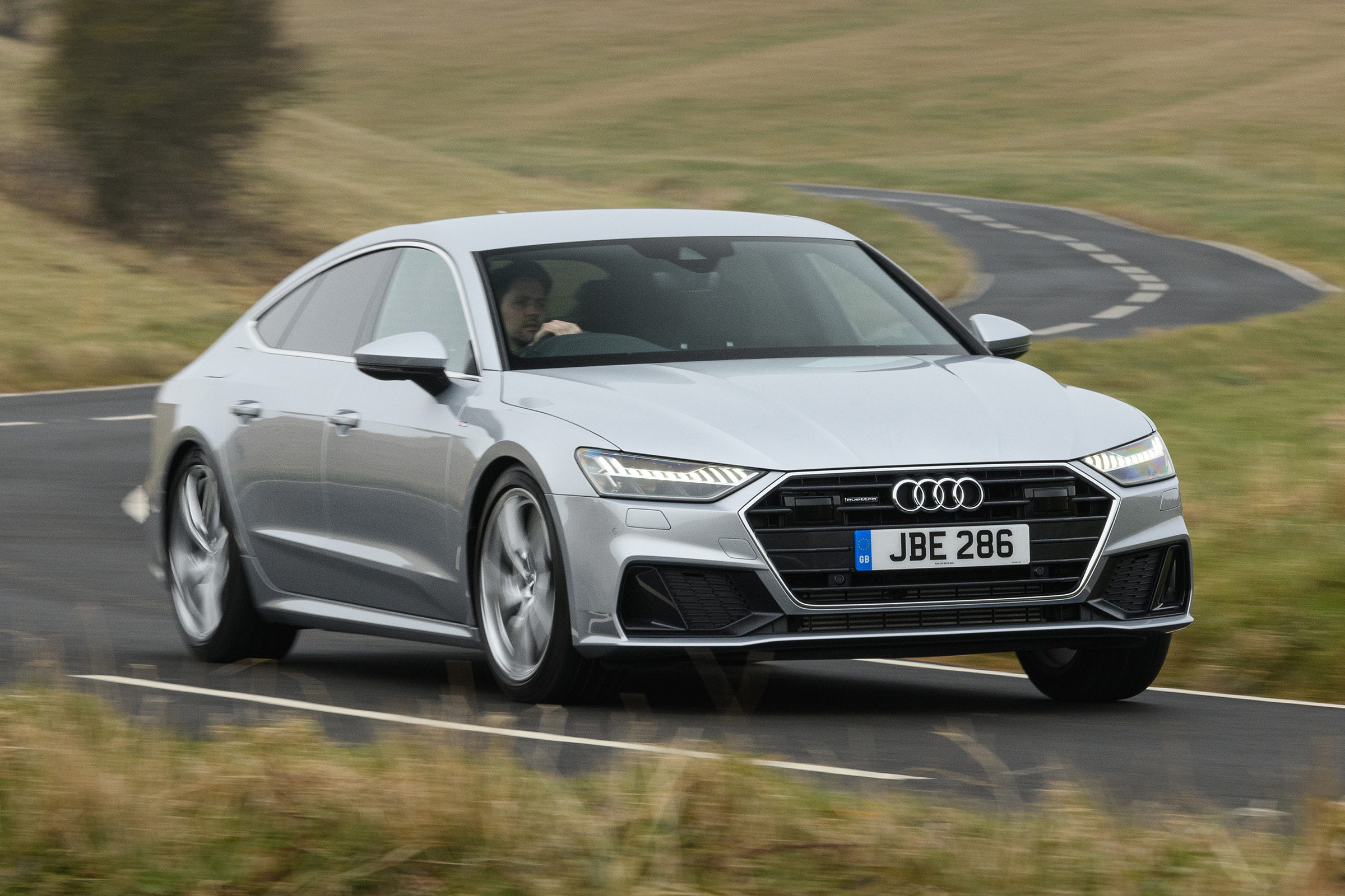 Audi A7 Sportback hatchback front cornering