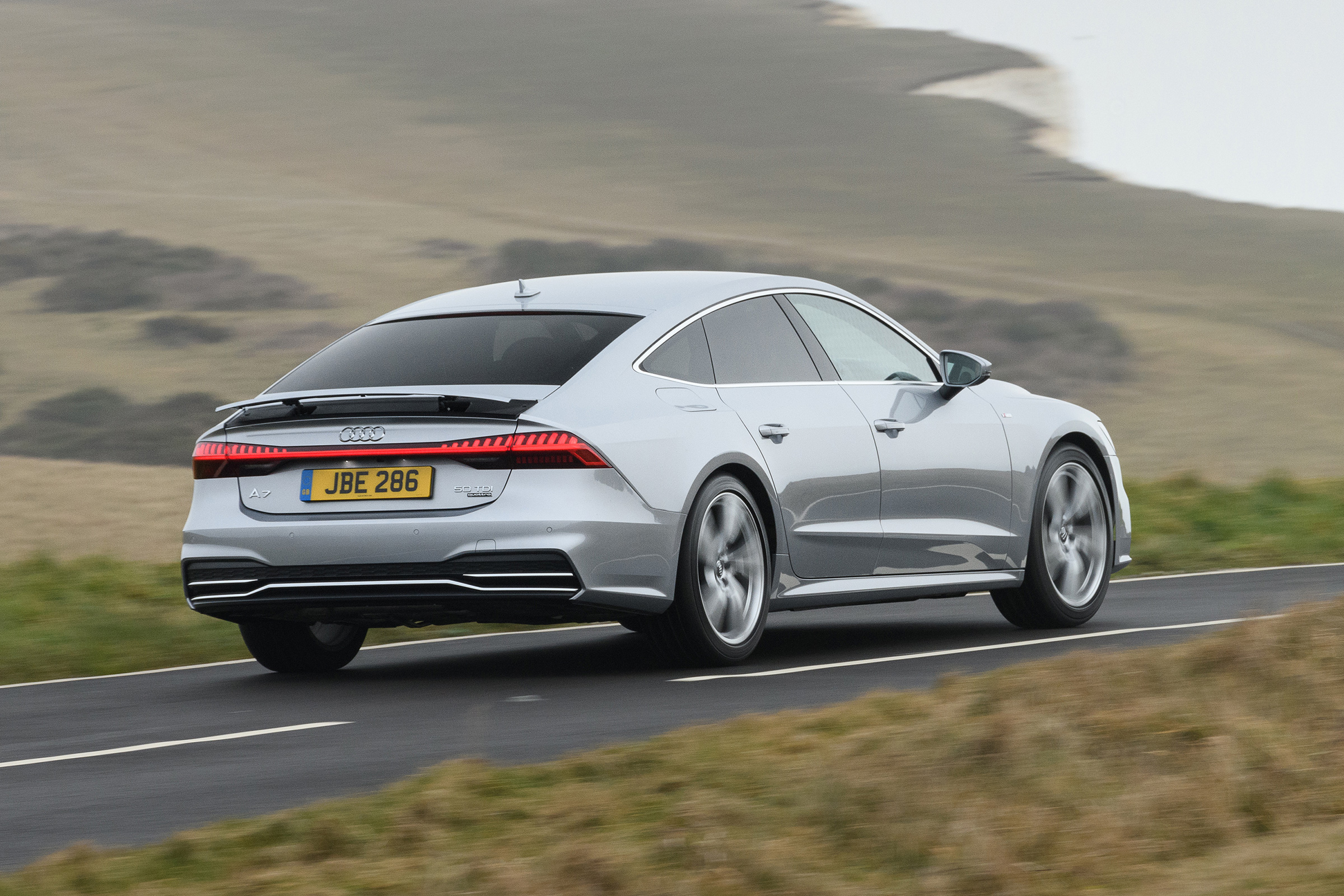 Audi A7 Sportback hatchback rear driving