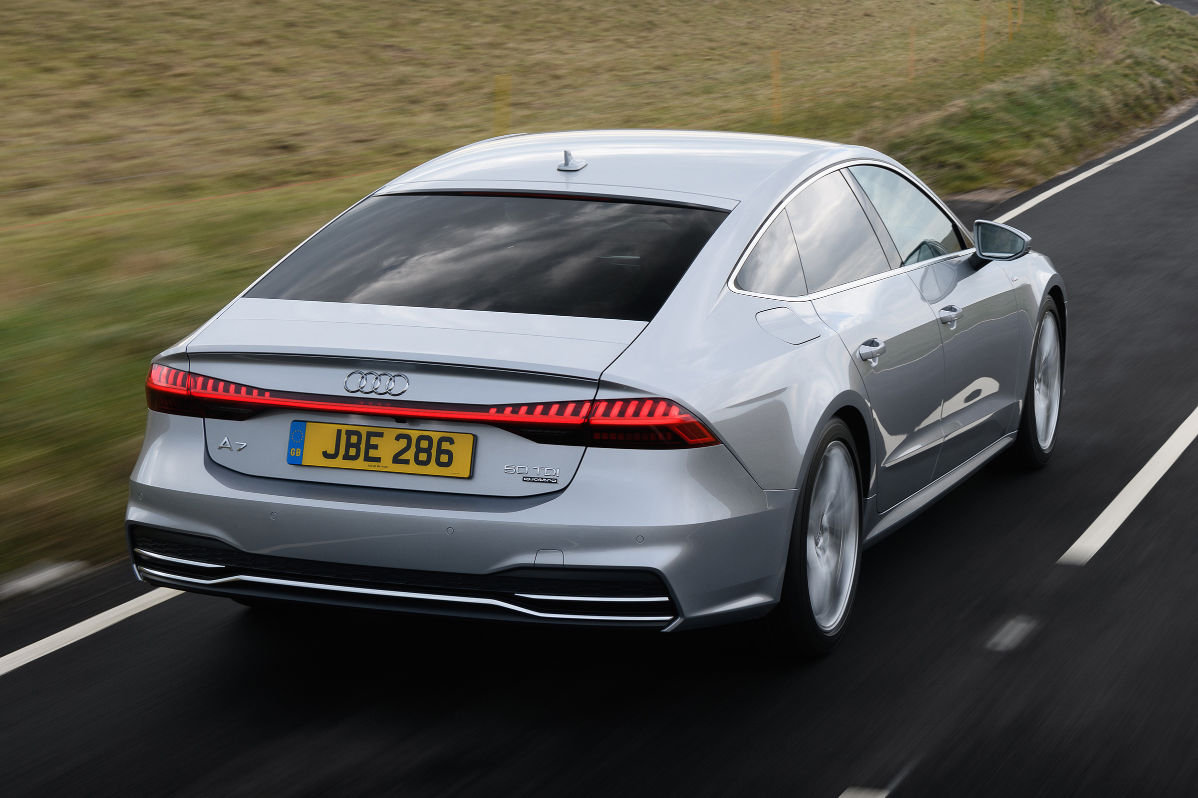 Audi A7 Sportback hatchback rear action
