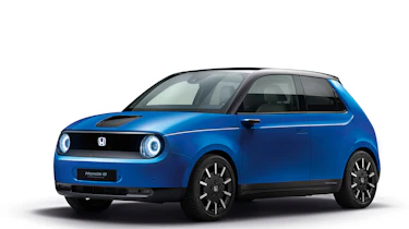 Honda e front blue
