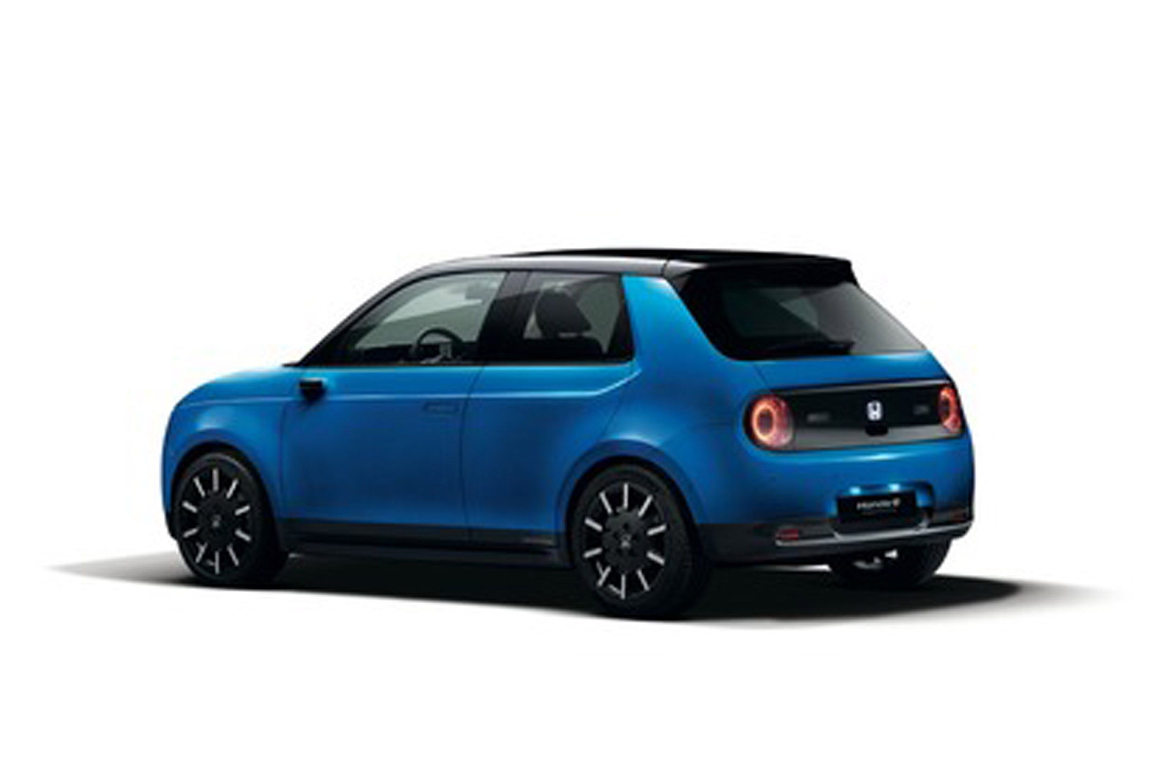 Honda e rear blue