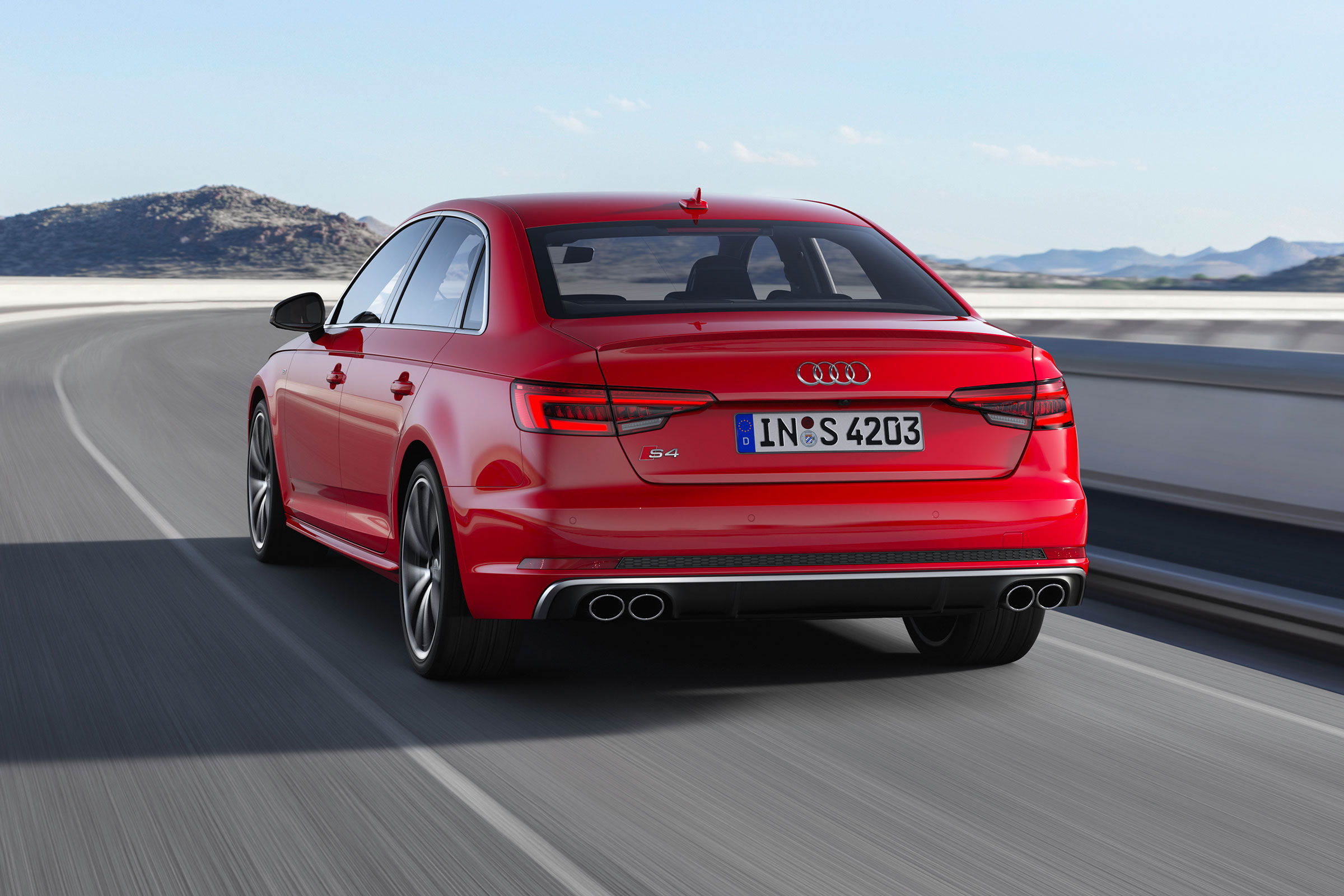 Audi S4 Saloon TDI - rear driving 