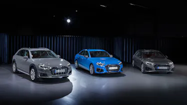 Facelifted Audi S4 saloon, A4 Avant estate and A4 Allroad