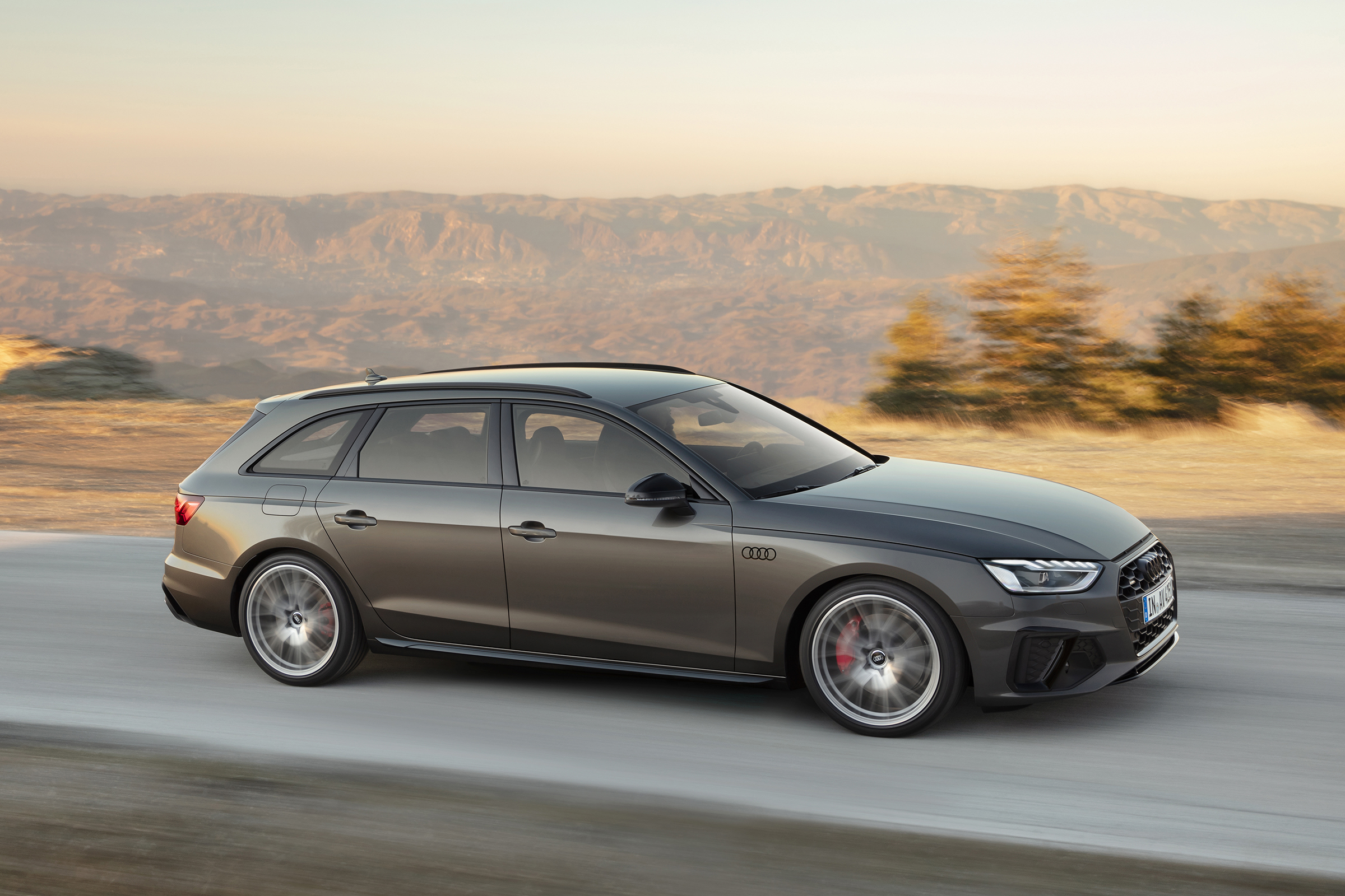 Facelifted Audi A4 Avant Estate - front driving