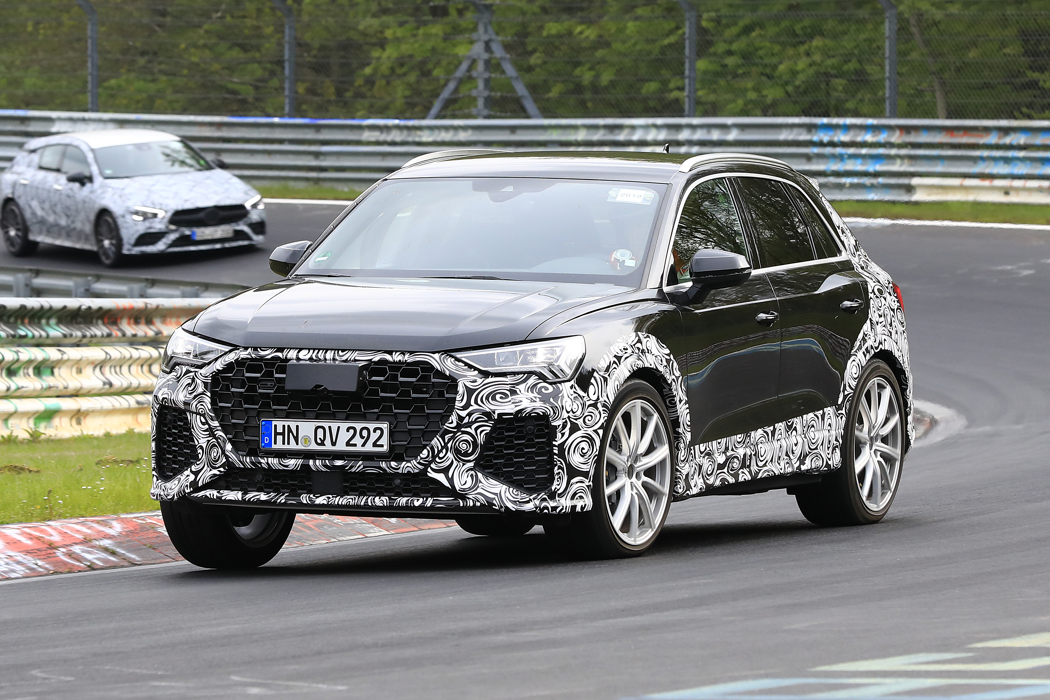 Audi RS Q3 Nurburgring testing - front quarter