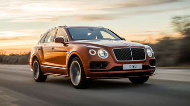 Bentley Bentayga Speed nose tracking