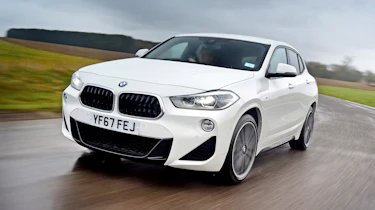 BMW X2 SUV nose tracking