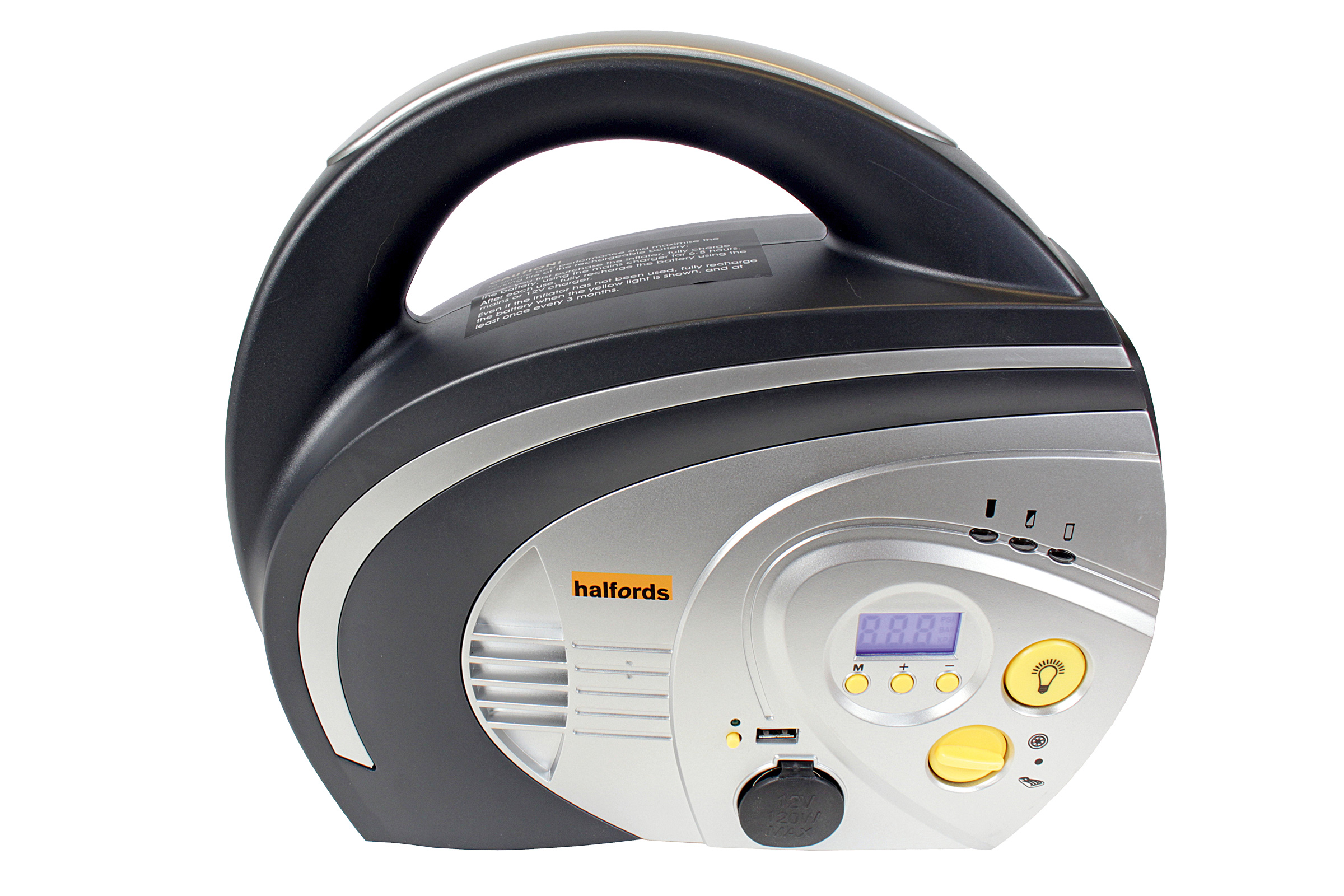 Halfords tyre inflator air compressor