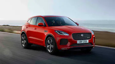 Jaguar E-Pace Chequered Flag driving