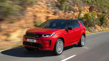 Facelifted Land Rover Discovery Sport - front quarter dynamic