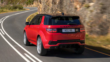 Facelifted Land Rover Discovery Sport - rear driving