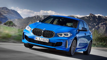 2019 BMW 1 Series M135i xDrive front quarter driver