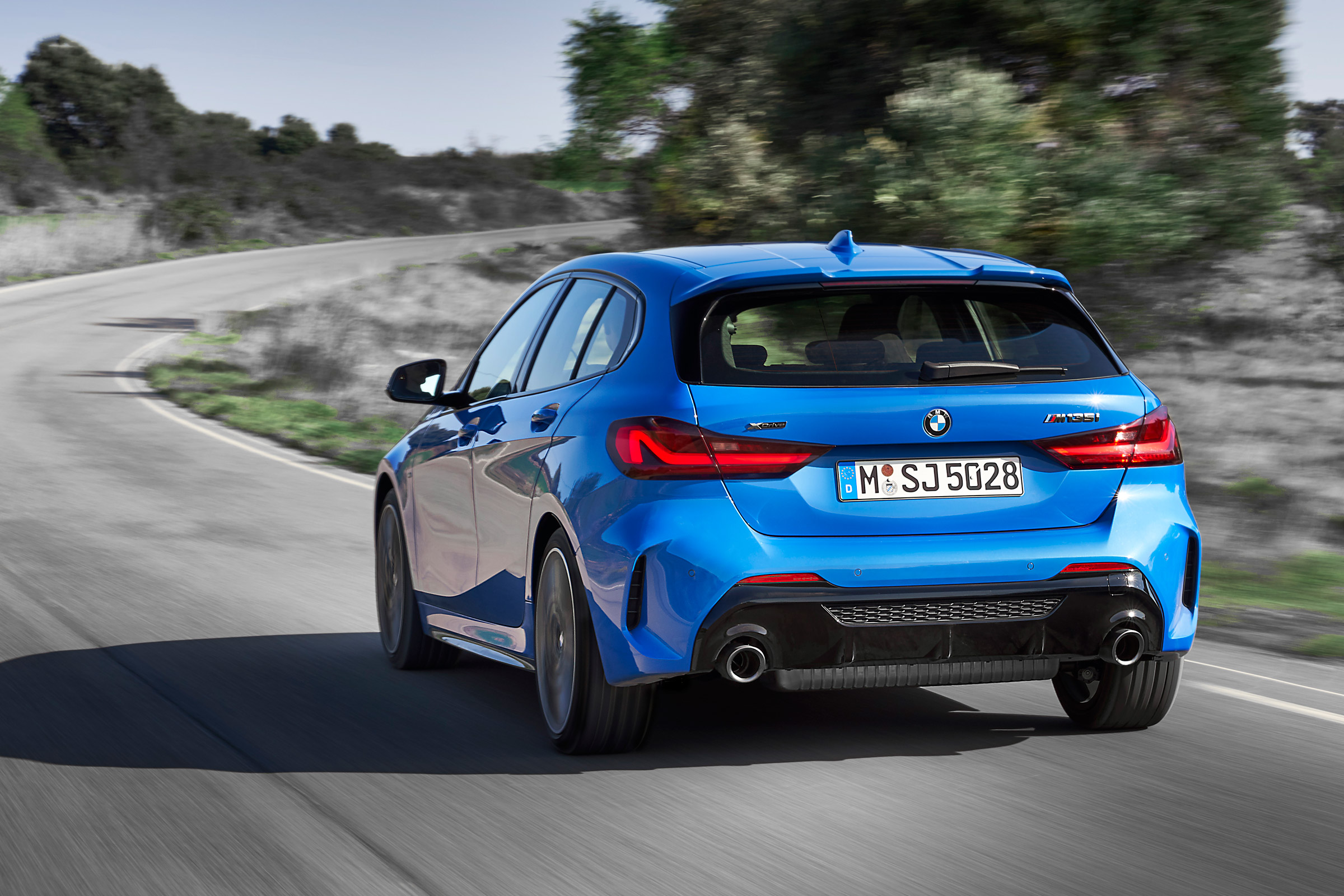 2019 BMW 1 Series M135i xDrive rear close up