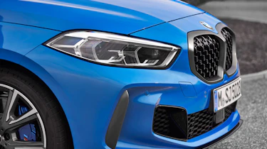2019 BMW 1 Series M135i xDrive front nose close-up