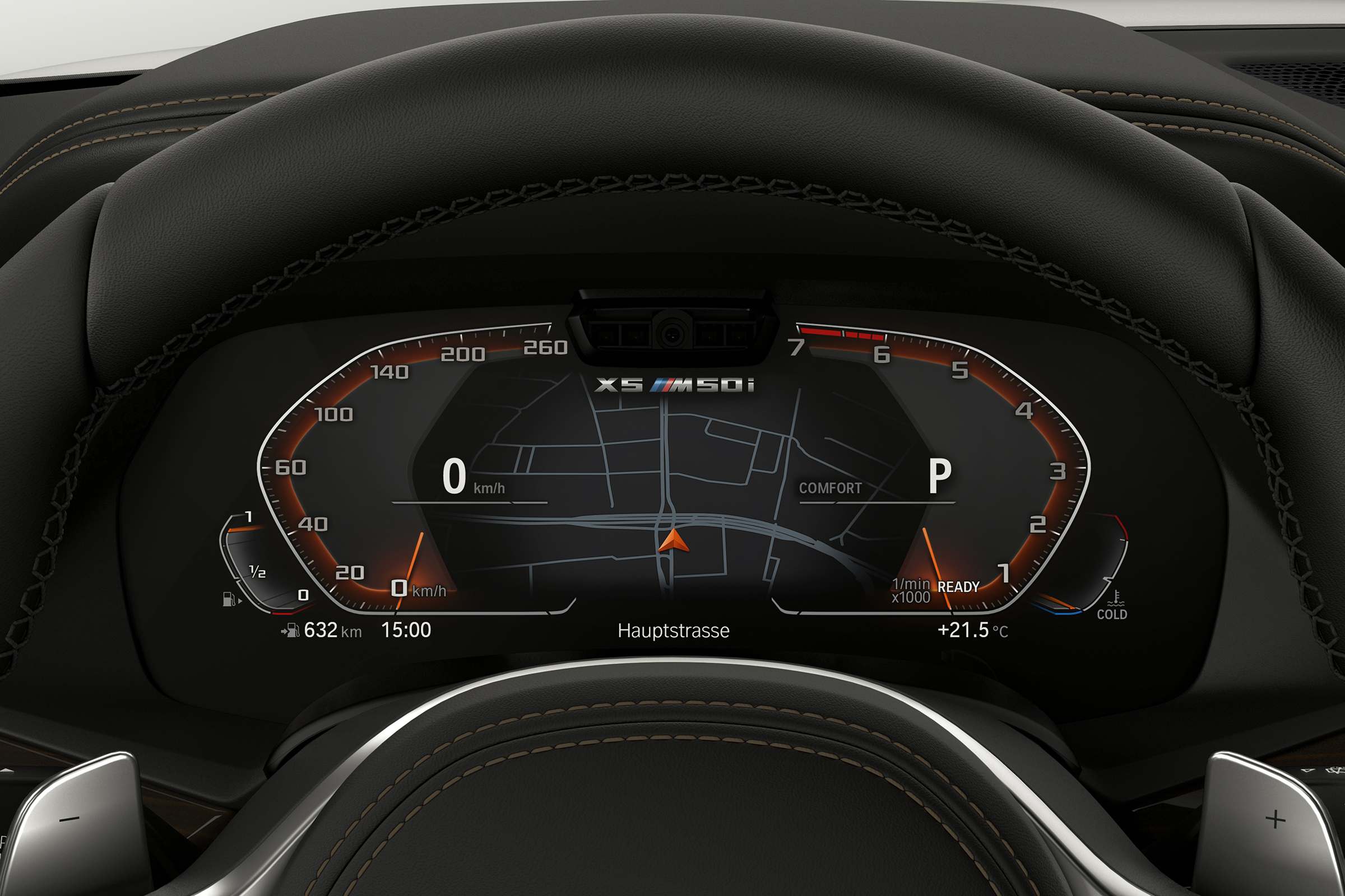 BMW X5 M50i digital dash