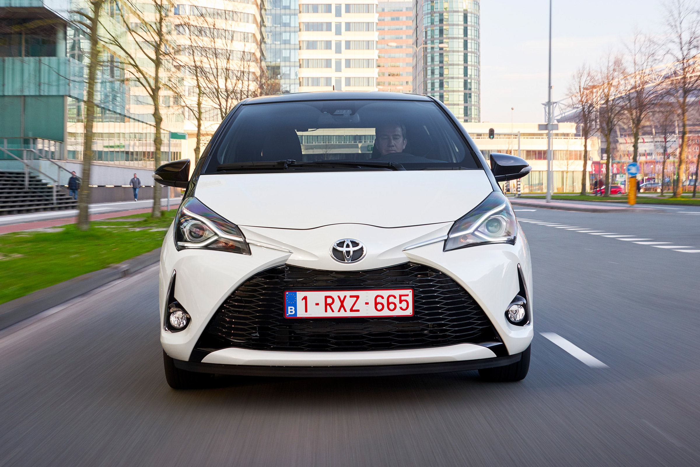 Toyota Yaris front close up
