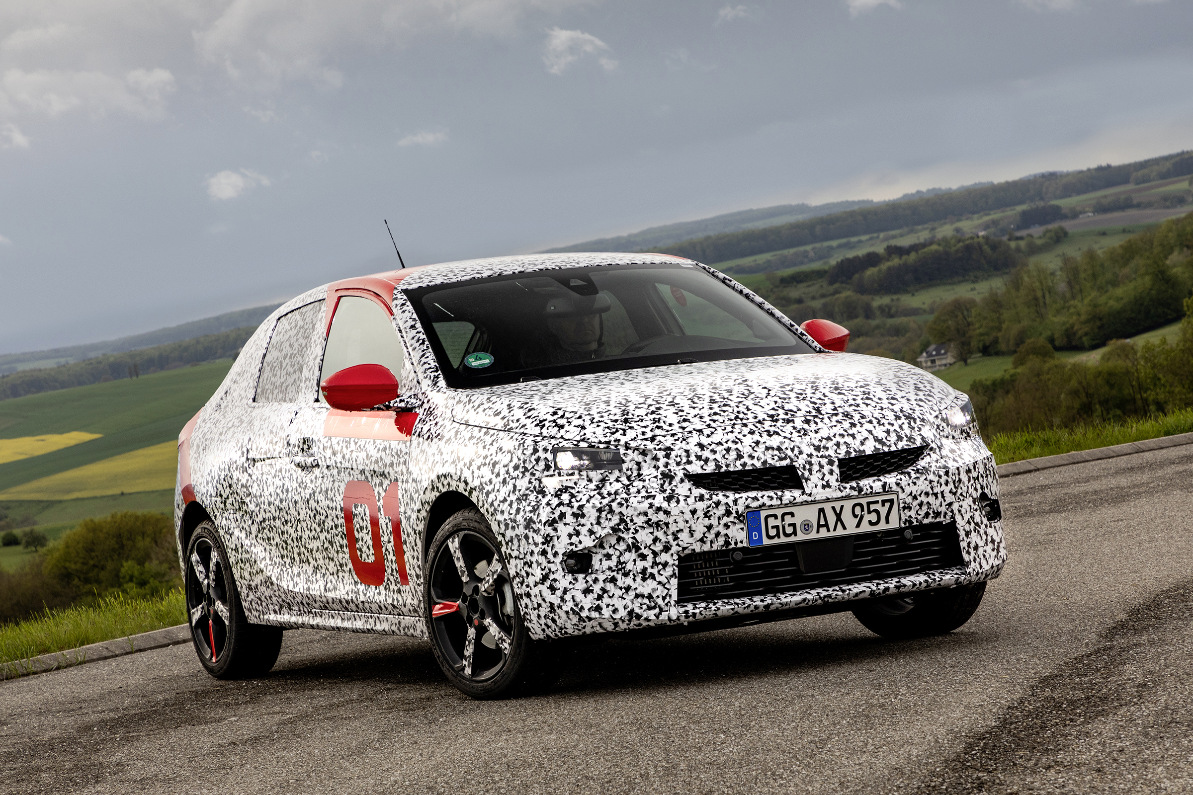 Vauxhall Corsa prototype - three quarter static