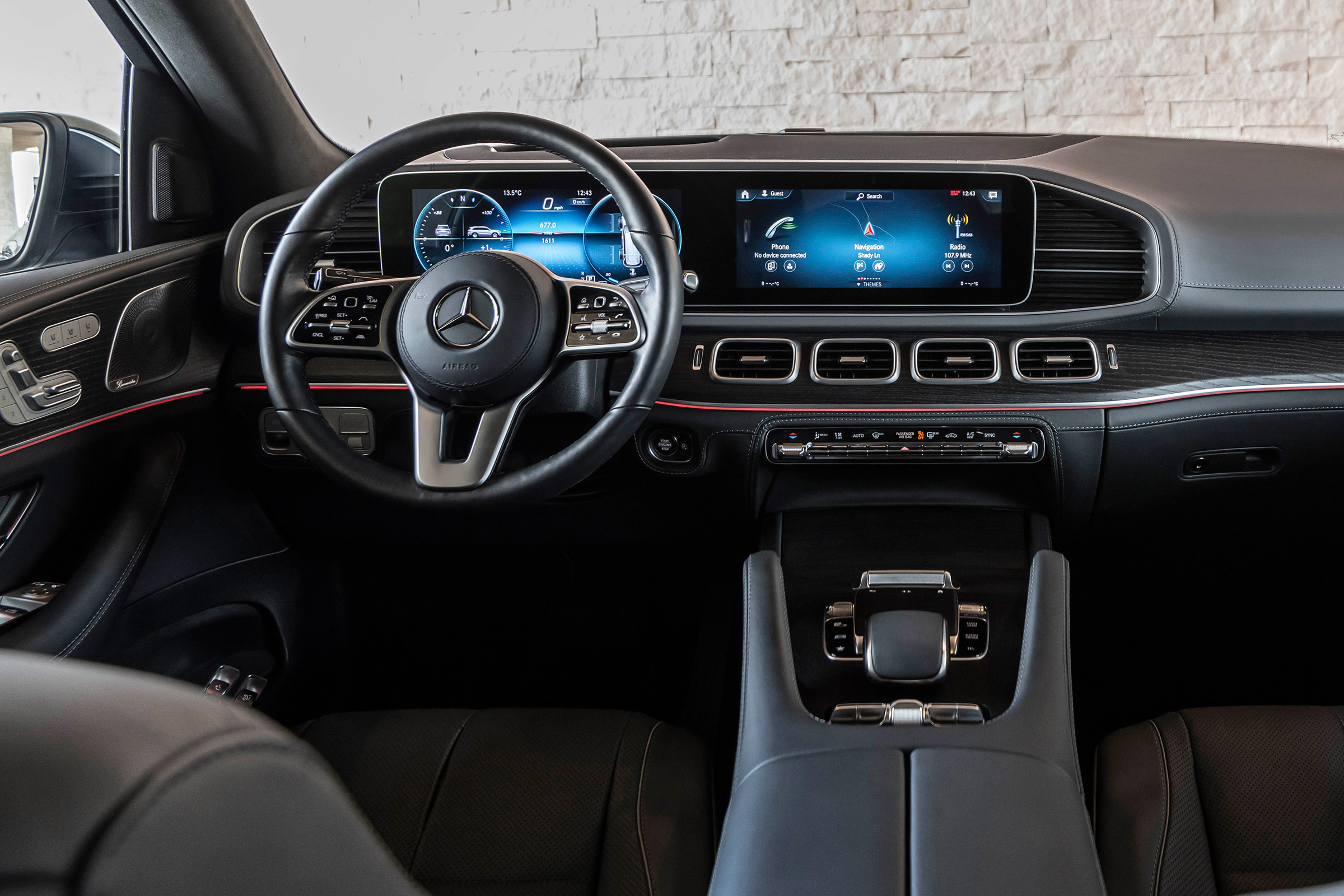 Mercedes GLS SUV dashboard
