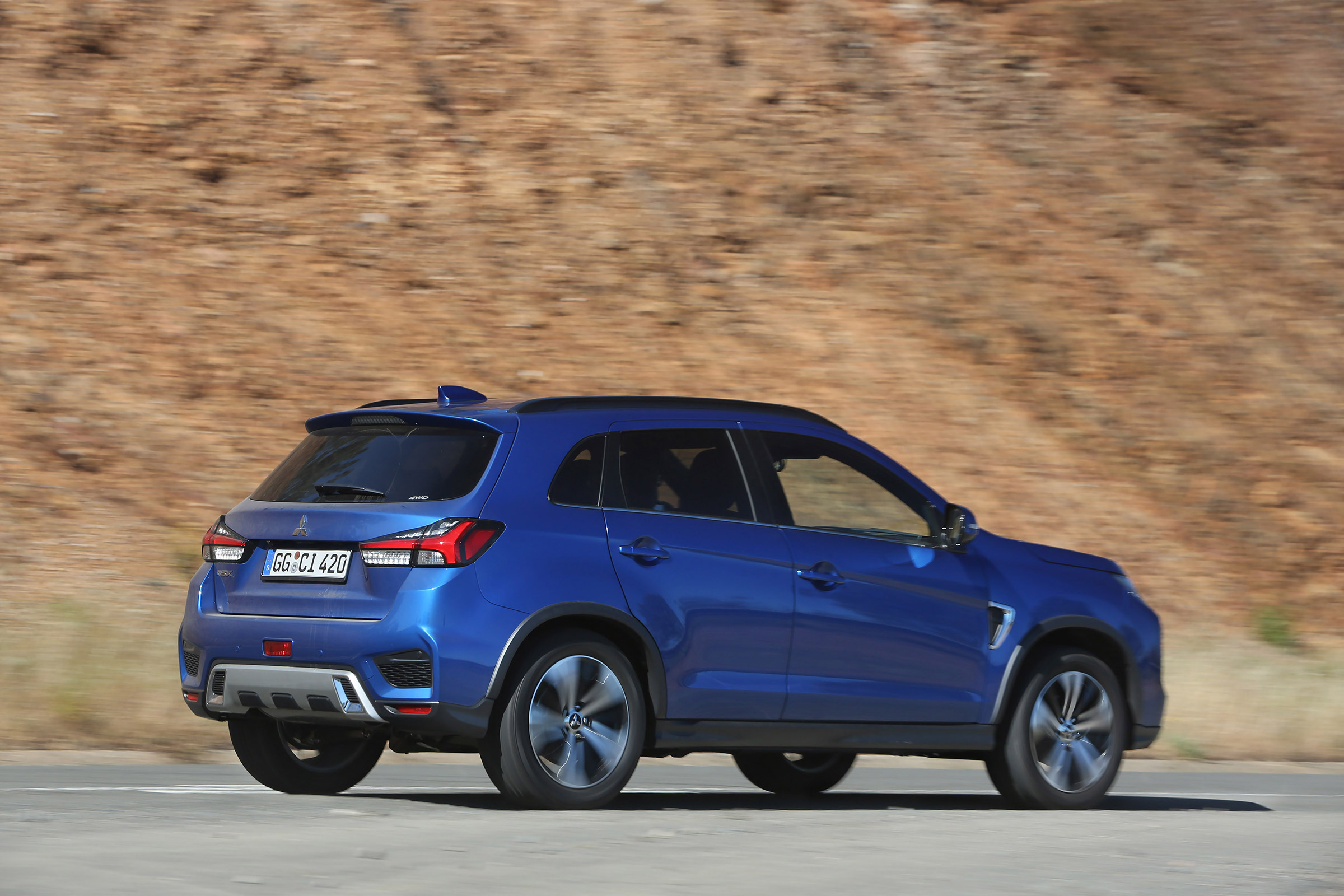 Mitsubishi ASX SUV rear 3/4 cornering