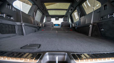 Mercedes GLS SUV seats folded down