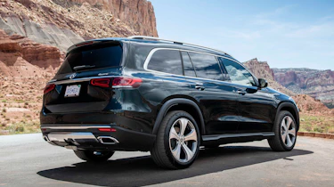 Mercedes GLS SUV rear 3/4 static