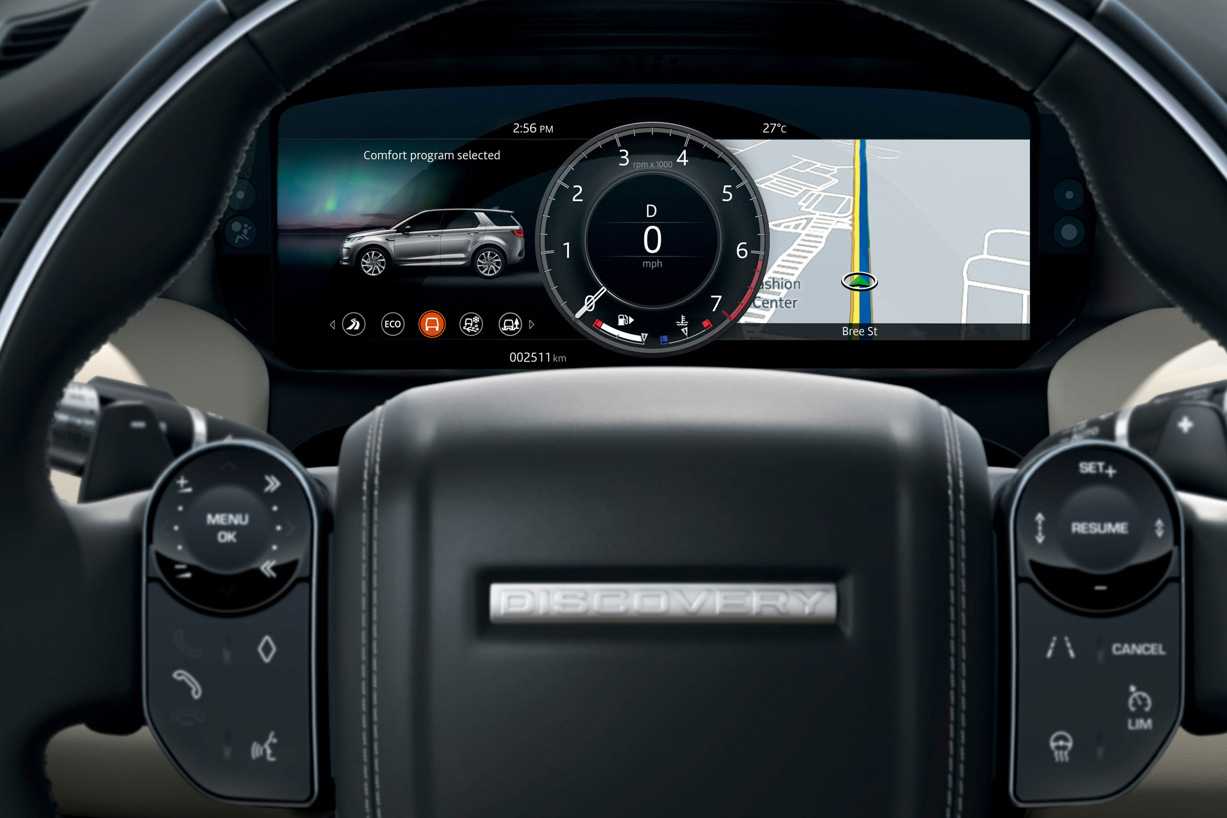 Land Rover Discovery Sport SUV digital instruments