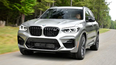 BMW X3 M Competition SUV front tracking